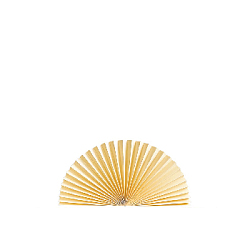 Веер-гармошка 160г/м 50 см, айвори