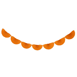 Гирлянды "Веера" 210х30 см, оранжевый