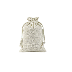 Мешочек из искусственного льна (4) 10х15 см